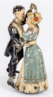 GUNTHERMANN PAINTED TIN CLOCKW