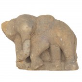 GUPTA STYLE ELEPHANT TERRACOTT