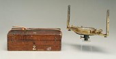 Gurley railroad compass, metal