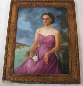 GUSTAV BROCK: PORTRAIT WOMAN -