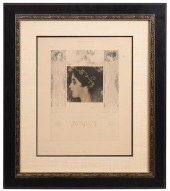 GUSTAV KLIMT 'JUNIUS' LITHOGRA