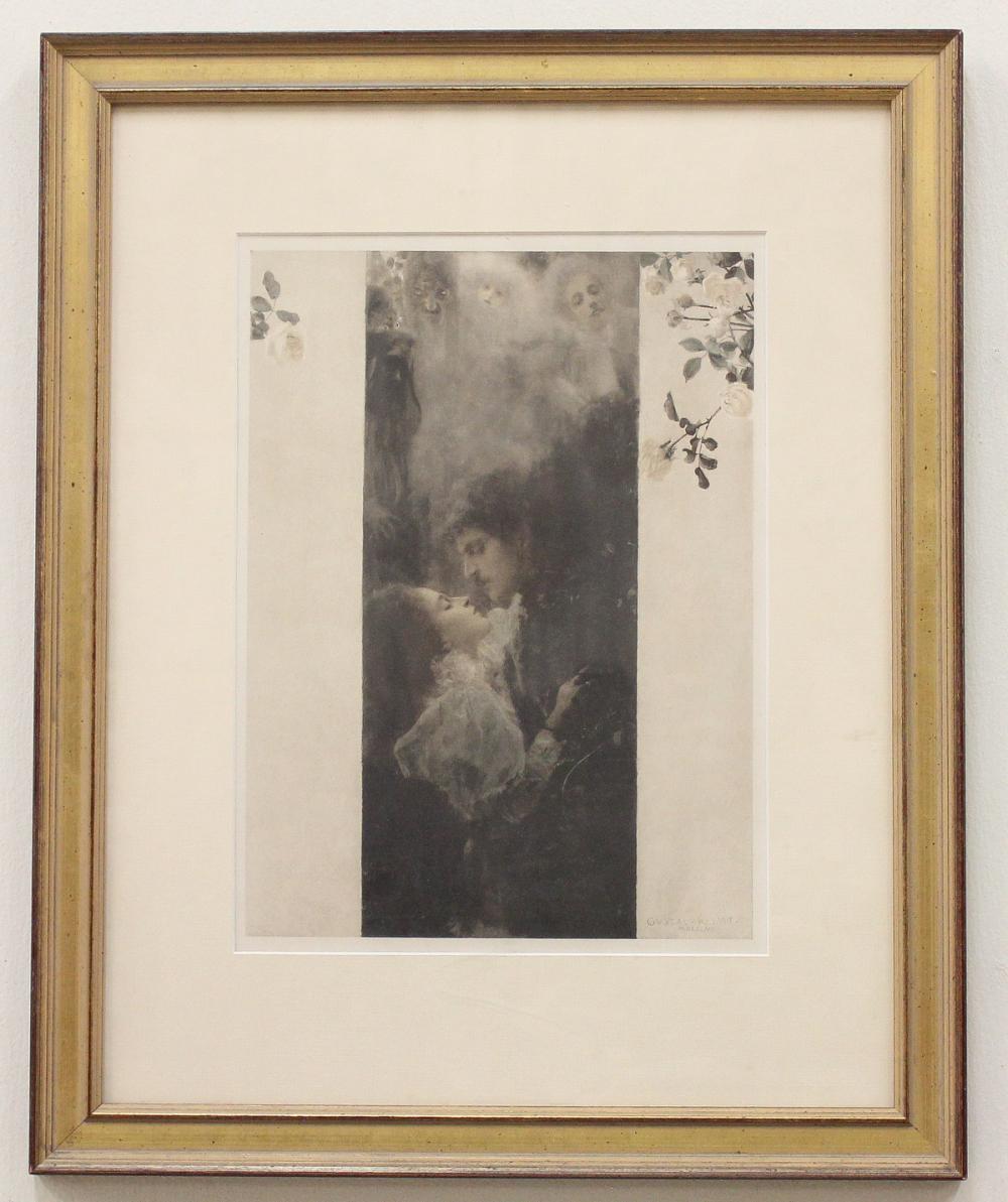 GUSTAV KLIMT STONE LITHOGRAPHGUSTAV