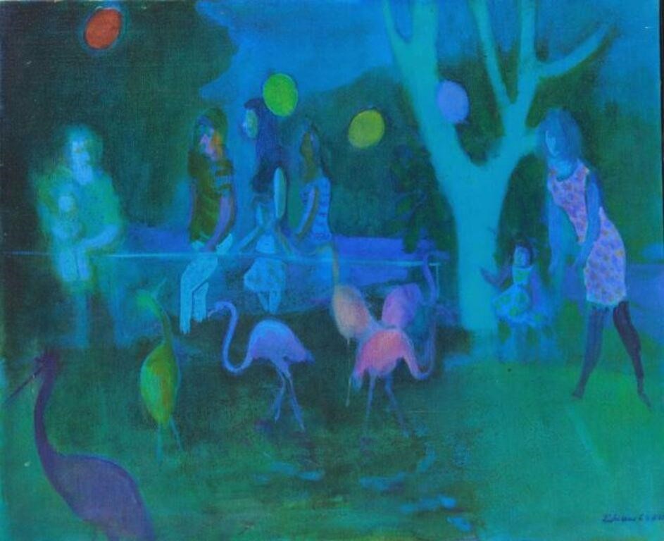 GUSTAV LIKAN (1912-1998) FLAMINGO