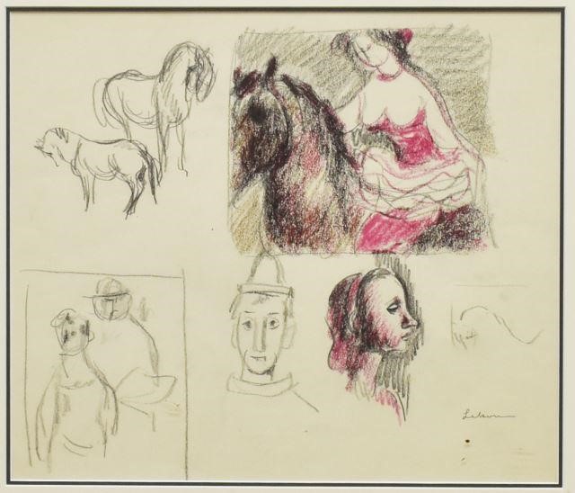 GUSTAV LIKAN (1912-1998) HORSES &