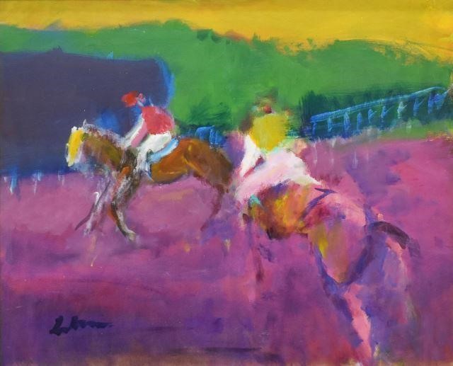 GUSTAV LIKAN (1912-1998) JOCKEY