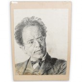 GUSTAV MAHLER PENCIL DRAWING P