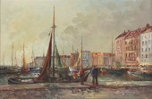 GUSTAV PYNAERT, DOCKED SAILBOA