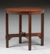 GUSTAV STICKLEY 30"D LAMP TABL