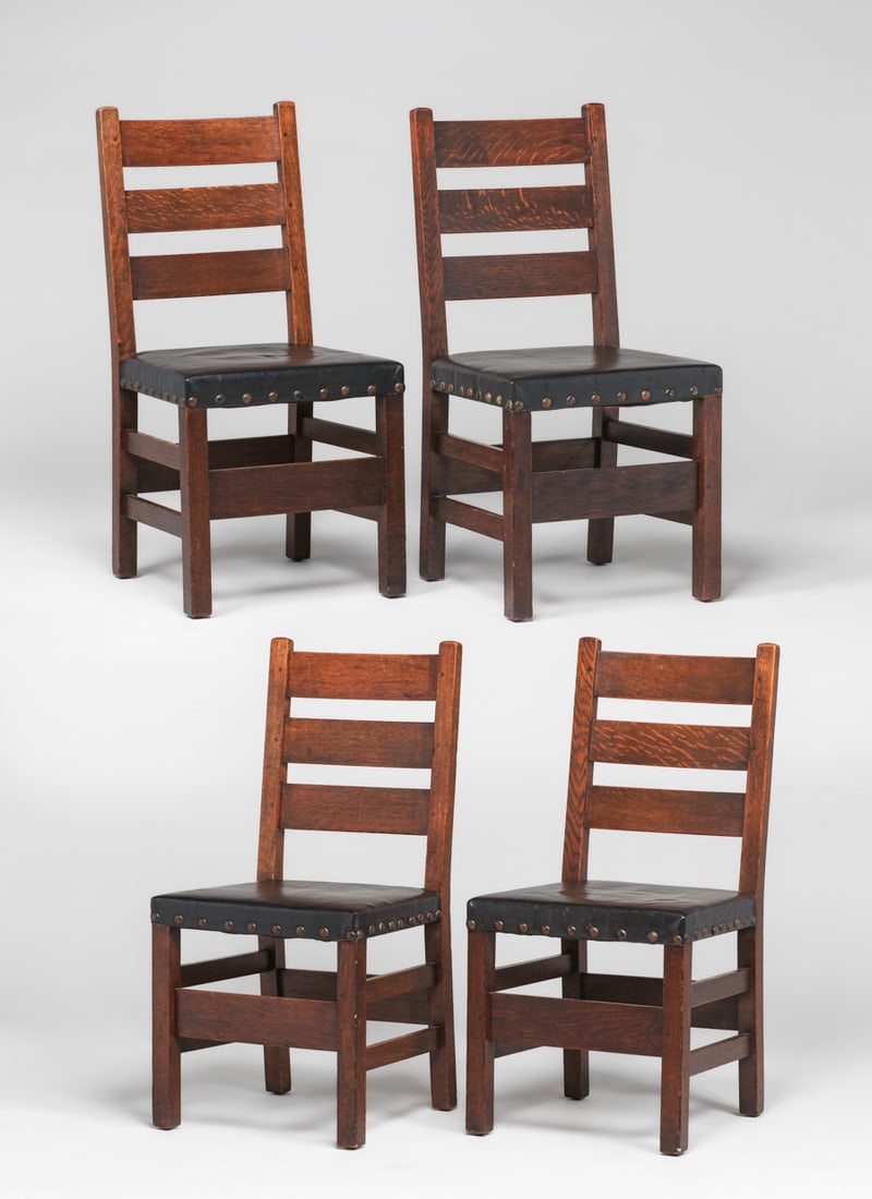 GUSTAV STICKLEY #349 1/2 SET OF 4