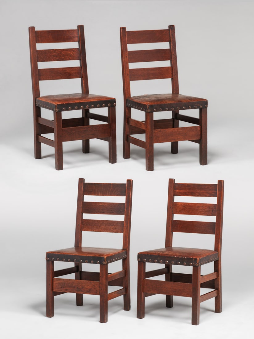 GUSTAV STICKLEY #349 1/2 SET OF 4