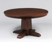 GUSTAV STICKLEY 54" PEDESTAL D
