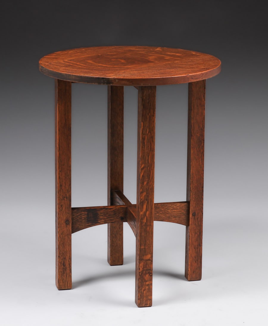 GUSTAV STICKLEY #604 TEA TABLE
