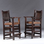 Gustav Stickley Billiard Chair