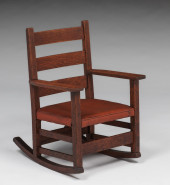 GUSTAV STICKLEY CHILDS ROCKER