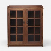 Gustav Stickley. Double-door b