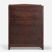 Gustav Stickley. Early dresser