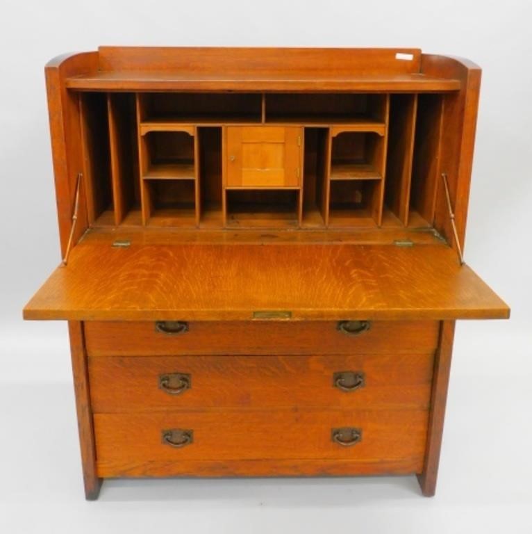 GUSTAV STICKLEY FALL-FRONT DESK