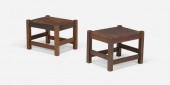 Gustav Stickley. Footstools mo