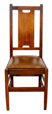 GUSTAV STICKLEY H-BACK SIDE CH