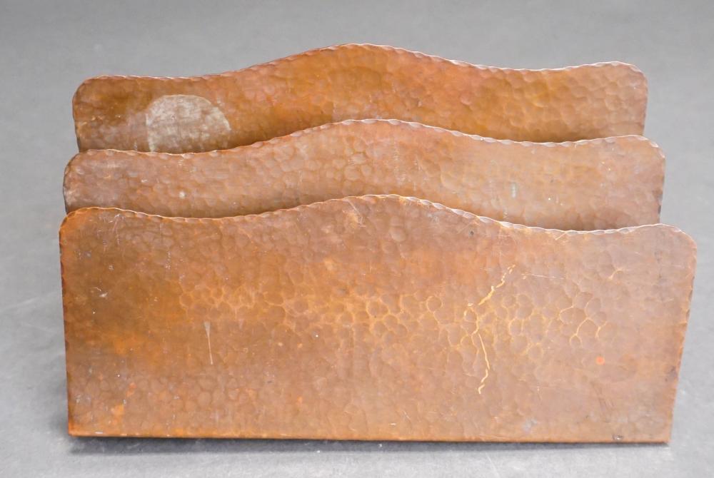 GUSTAV STICKLEY HAMMERED COPPER