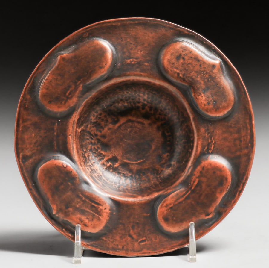 GUSTAV STICKLEY HAMMERED COPPER