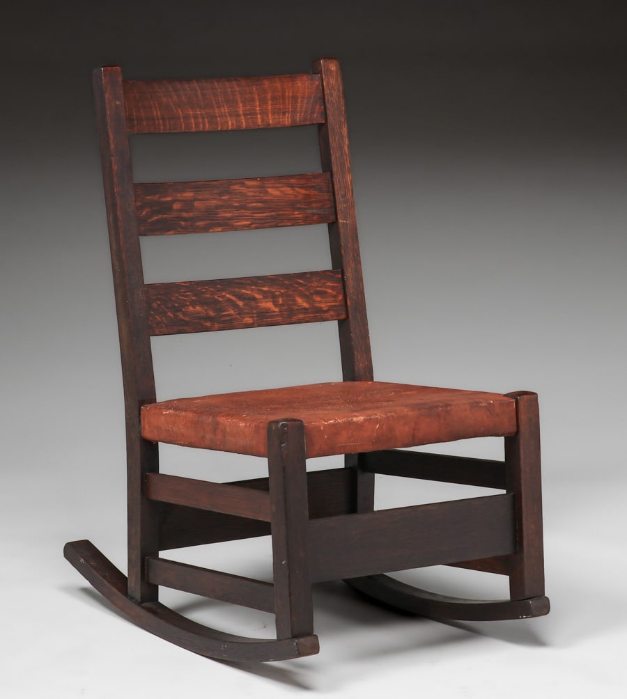 GUSTAV STICKLEY LADDERBACK SEWING