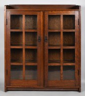 GUSTAV STICKLEY OAK BOOKCASE,