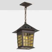 Gustav Stickley. Rare lantern