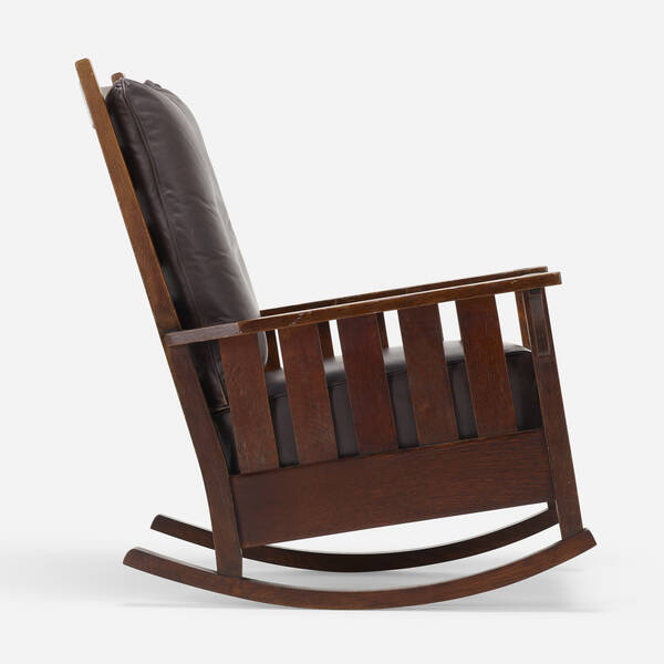 Gustav Stickley. Rocking chair,