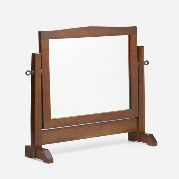 Gustav Stickley. Shaving mirror. c.