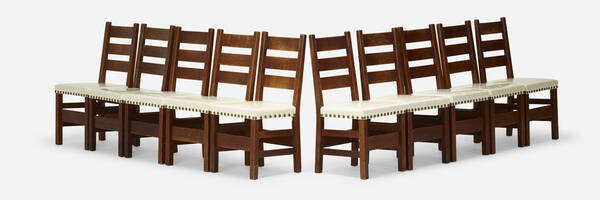 Gustav Stickley. Side chairs