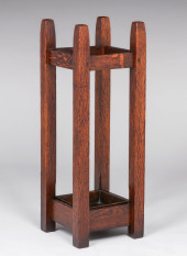 GUSTAV STICKLEY SQUARE OAK UMB