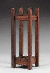 GUSTAV STICKLEY SQUARE OAK UMB