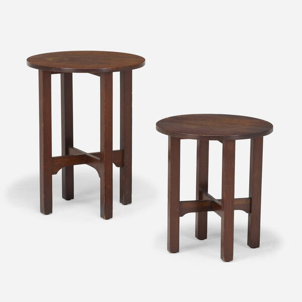 Gustav Stickley. Tea tables, models