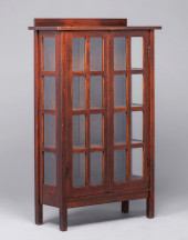 GUSTAV STICKLEY TWO-DOOR CHINA