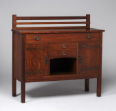 GUSTAV STICKLEY TWO-DOOR STRAP