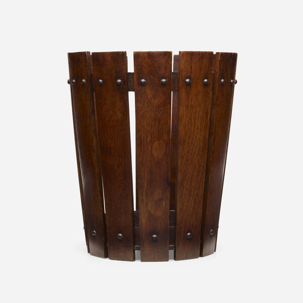Gustav Stickley. Waste basket,
