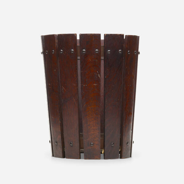 Gustav Stickley. Waste basket,