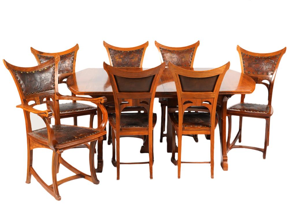 GUSTAVE SERRURIER-BOVY TABLE AND
