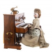 GUSTAVE VICHY, WOMAN PIANO PLA
