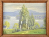 GUSTAVE WIEGAND OIL ON CANVAS,