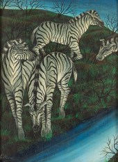GUSTAVO NOVOA (B. 1941): ZEBRA