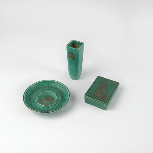 GUSTAVSBERG ARGENTA POTTERY BY