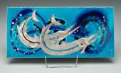 Gustavsberg art pottery plaque