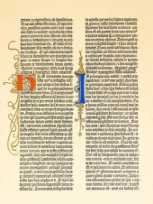 GUTENBERG BIBLE FACSIMILE PAGE