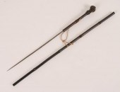 Gutta percha and bamboo figura