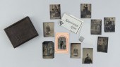 GUTTA-PERCHA CASE WITH ELEVEN