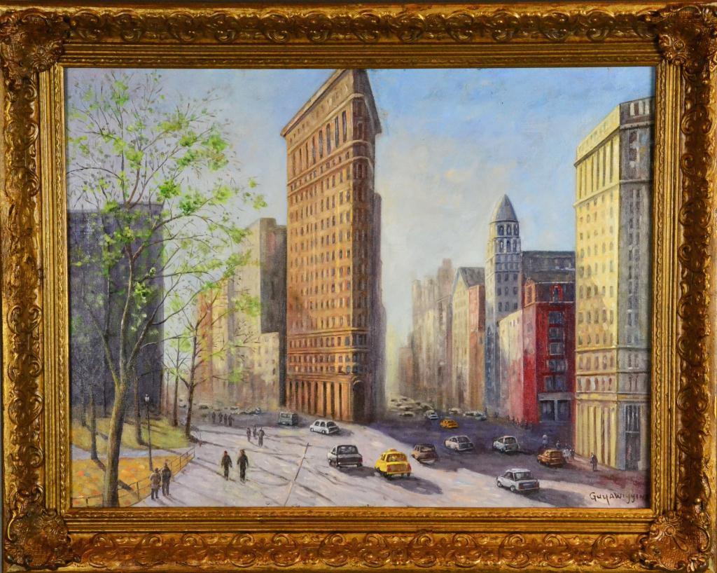 Guy A. Wiggins Oil Painting On