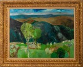 GUY BARDONE OIL ON CANVAS LAND