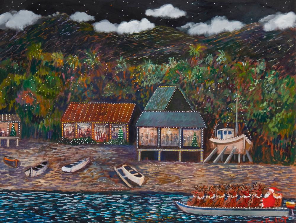 GUY BUFFET (B. 1943), SANTA &